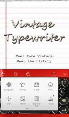 Play Vintage Typewriter Theme Play Vintage Typewriter Theme