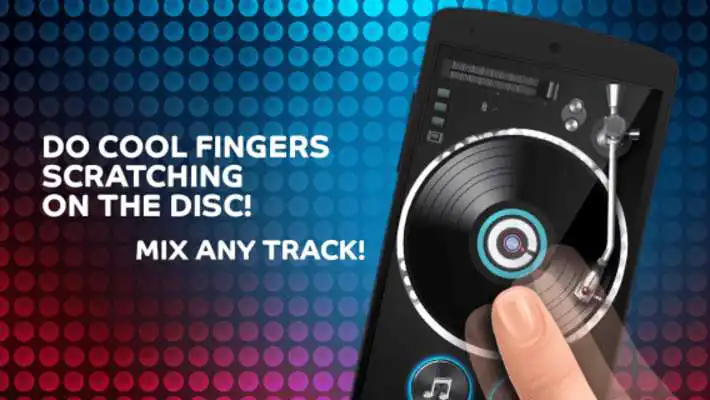 Play Vinyl record finger DJ