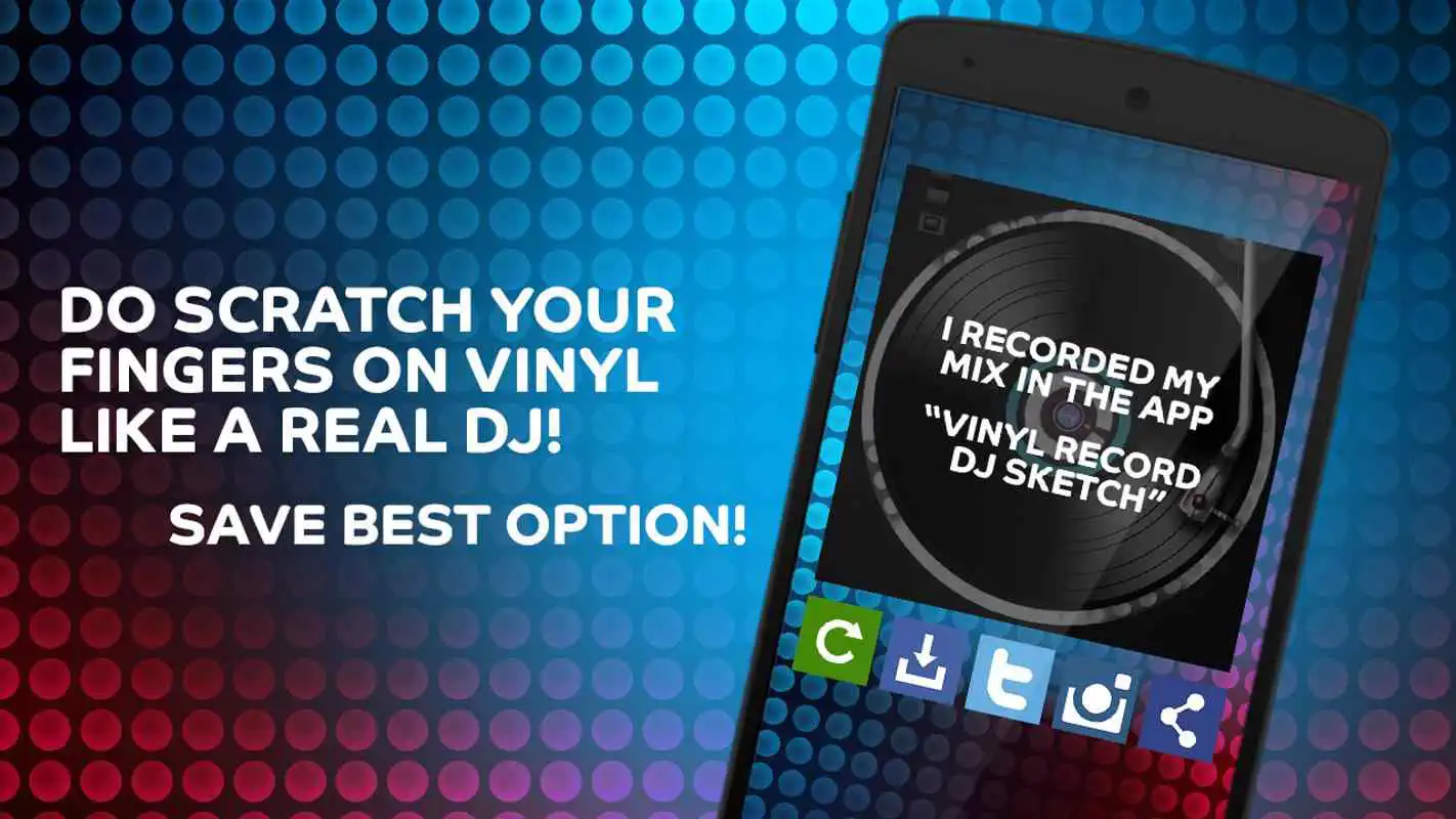 Play Vinyl record finger DJ