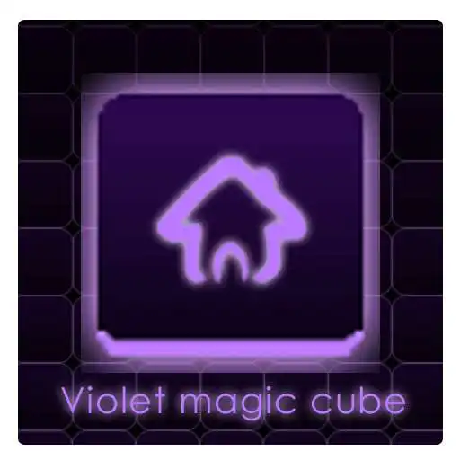 Free play online Violet Magic Cube Go Theme  APK