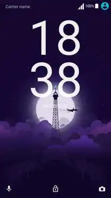 Play Violet Night Xperia Theme
