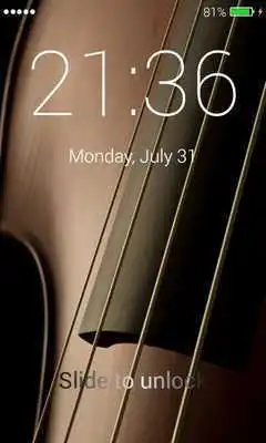 Play Violin Lock Screen