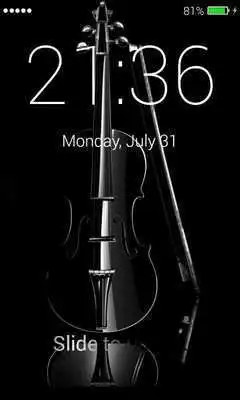 Play Violin Lock Screen
