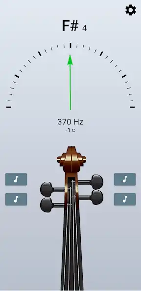 Play Violin Tuner - Simple Tuner as an online game Violin Tuner - Simple Tuner with UptoPlay