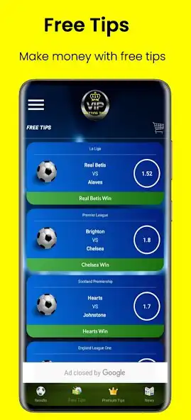 Play VIP Betting Tips : Daily Tips as an online game VIP Betting Tips : Daily Tips with UptoPlay