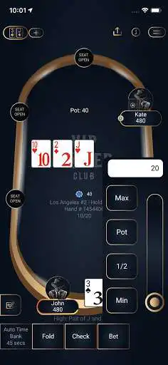 Play VIP Poker Club as an online game VIP Poker Club with UptoPlay