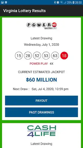 Play Virginia Lottery Results as an online game Virginia Lottery Results with UptoPlay