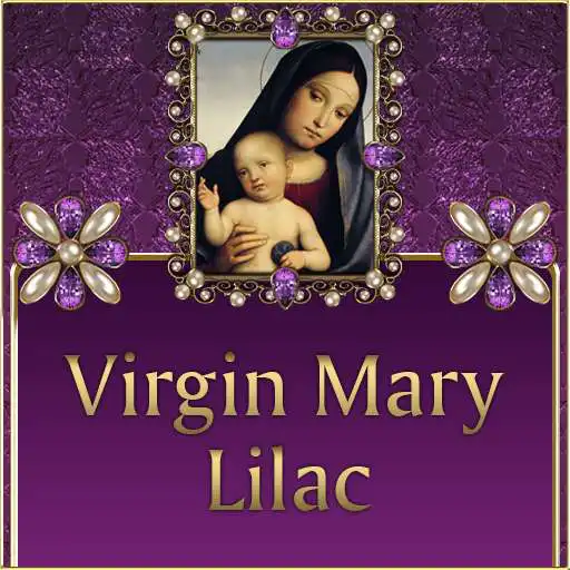 Play Virgin Mary Lilac Go SMS theme APK Play Virgin Mary Lilac Go SMS theme APK