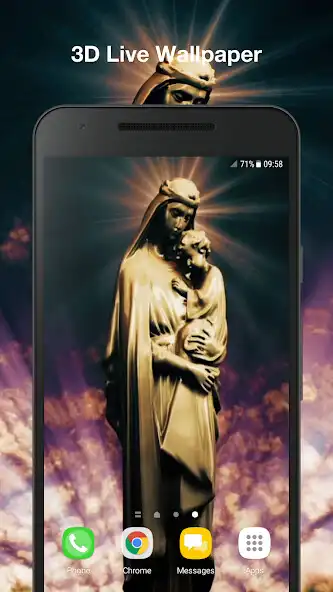Play Virgin Mary Live Wallpaper Pro  and enjoy Virgin Mary Live Wallpaper Pro with UptoPlay