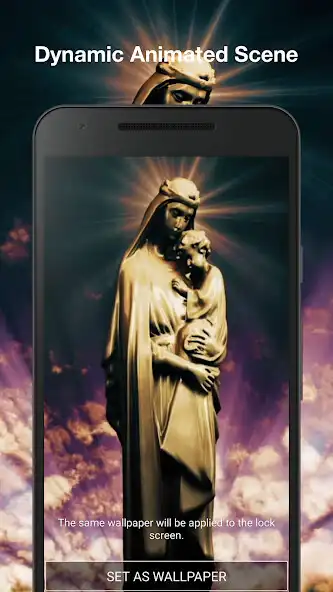 Play Virgin Mary Live Wallpaper Pro as an online game Virgin Mary Live Wallpaper Pro with UptoPlay