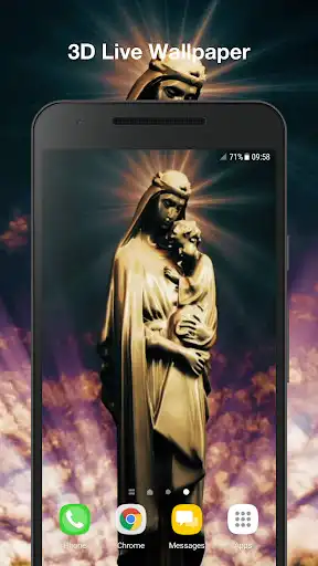 Play Virgin Mary Live Wallpaper  and enjoy Virgin Mary Live Wallpaper with UptoPlay