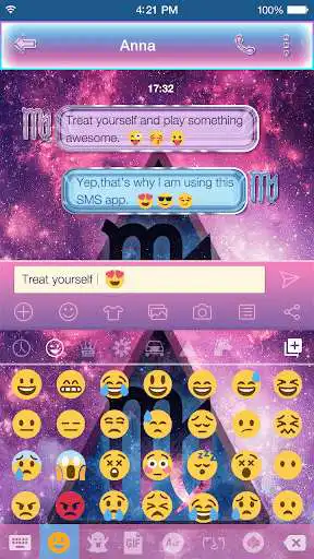 Play APK Virgo Emoji Keyboard Theme  and enjoy Virgo Emoji Keyboard Theme with UptoPlay emoji.keyboard.emoticonkeyboard