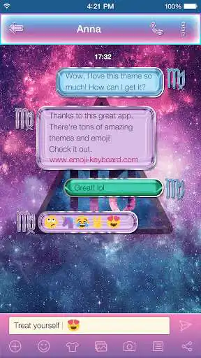 Play APK Virgo Emoji Keyboard Theme  and enjoy Virgo Emoji Keyboard Theme with UptoPlay emoji.keyboard.emoticonkeyboard