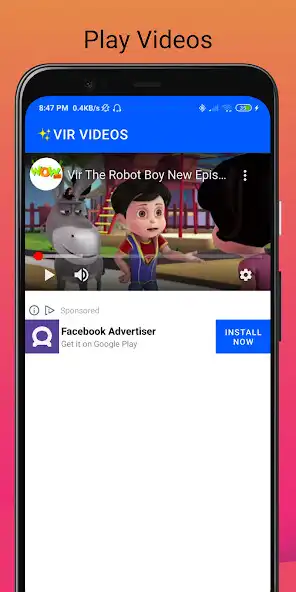 Play Vir Robot Boy Cartoon Videos as an online game Vir Robot Boy Cartoon Videos with UptoPlay