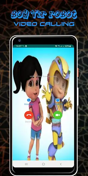 Play Vir Robot Boy Fake Video Call  and enjoy Vir Robot Boy Fake Video Call with UptoPlay