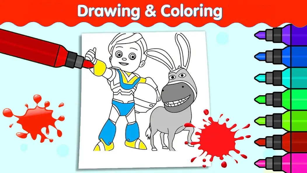 Play Vir the boy Coloring Robot  and enjoy Vir the boy Coloring Robot with UptoPlay