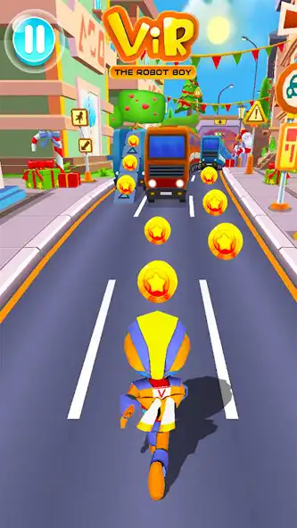 Play Vir the Robot Boy Endless Run  and enjoy Vir the Robot Boy Endless Run with UptoPlay