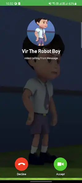 Play Vir The Robot Boy Video Call as an online game Vir The Robot Boy Video Call with UptoPlay