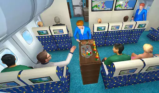 Play Virtual Air Hostess Flight Attendant Simulator