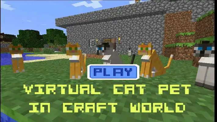 Play Virtual Cat Pet in Craft World