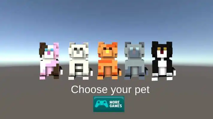 Play Virtual Cat Pet in Craft World