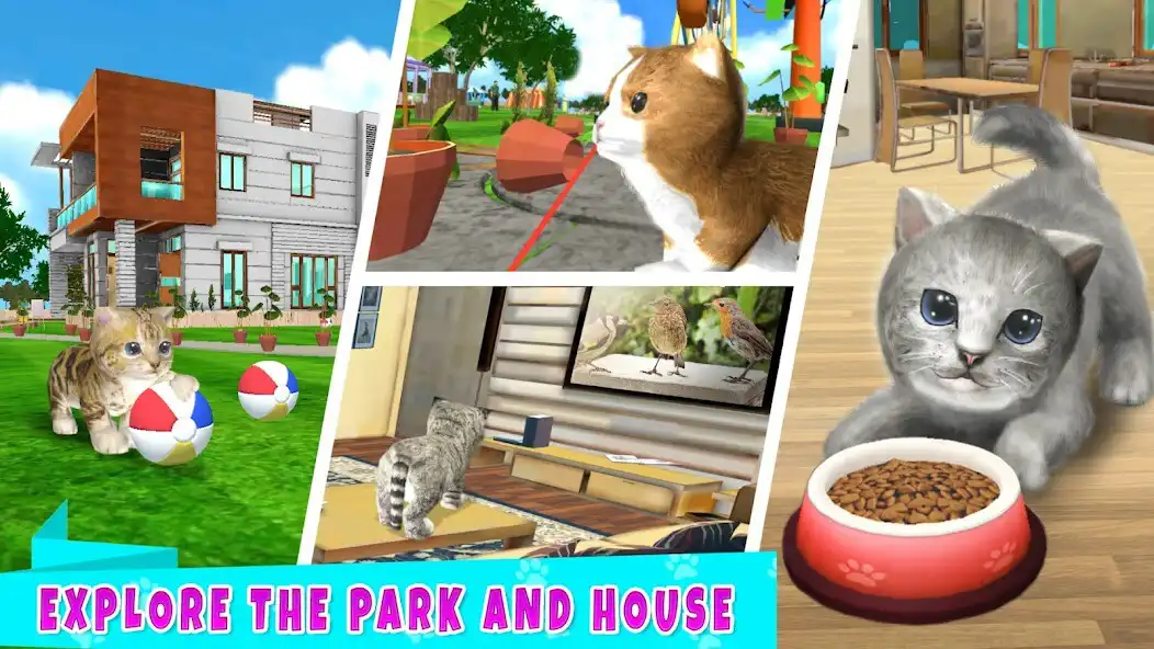 Play Virtual Cat Simulator Games 3d as an online game Virtual Cat Simulator Games 3d with UptoPlay