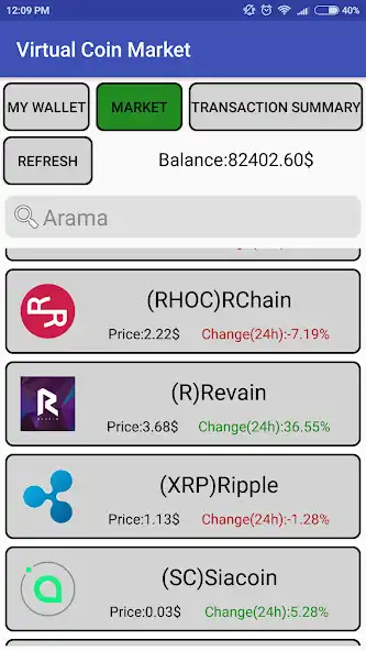 Play Virtual Coin Market