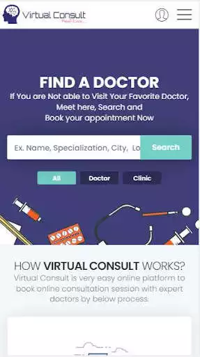 Play Virtual Consult - Book Doctors Appointment Online as an online game Virtual Consult - Book Doctors Appointment Online with UptoPlay