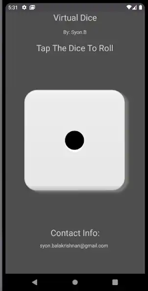 Play Virtual Dice App No ADs as an online game Virtual Dice App No ADs with UptoPlay