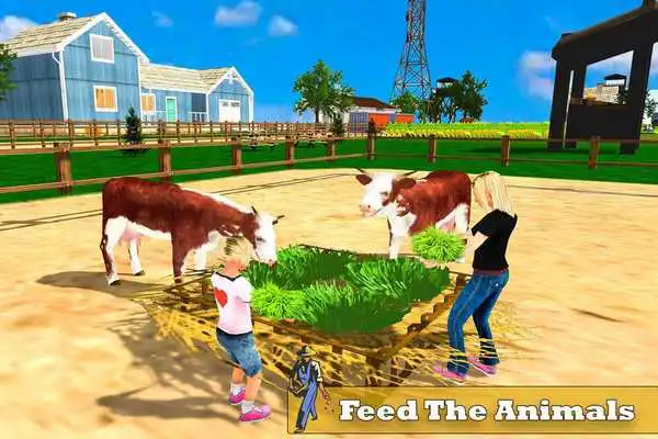 Play Virtual Farmer Happy Family Simulator Game