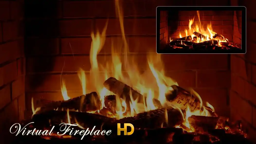 Play Virtual Fireplace HD  and enjoy Virtual Fireplace HD with UptoPlay