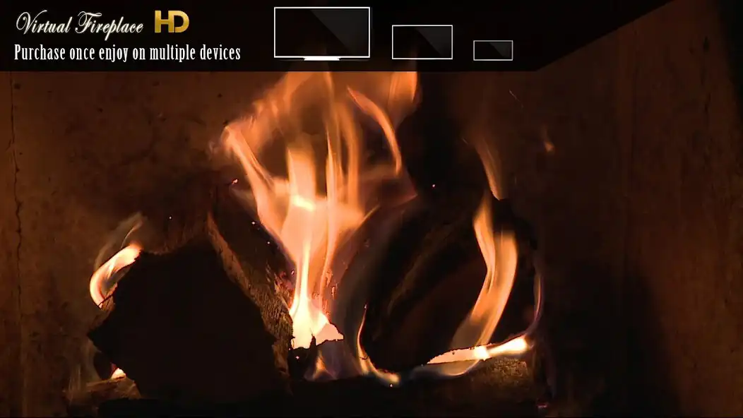 Play Virtual Fireplace HD as an online game Virtual Fireplace HD with UptoPlay
