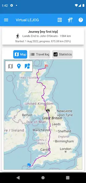Play Virtual LEJOG  and enjoy Virtual LEJOG with UptoPlay
