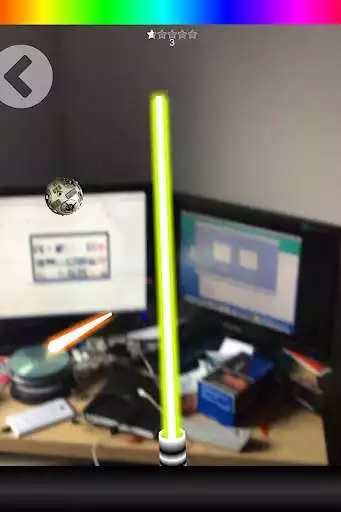 Play virtual Lightsaber