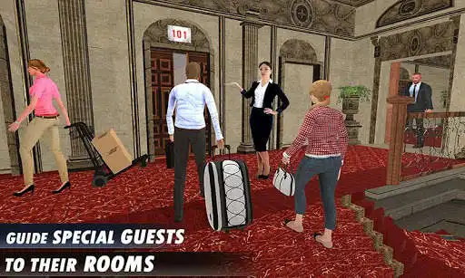 Play Virtual Manager Job simulator Five Star Hotel game