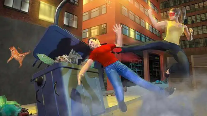 Play Virtual Mom Flying Superhero