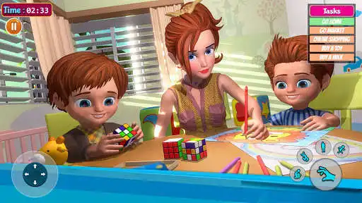 Play Virtual Mom Simulator 3D: Dream Family Mother Life  and enjoy Virtual Mom Simulator 3D: Dream Family Mother Life with UptoPlay