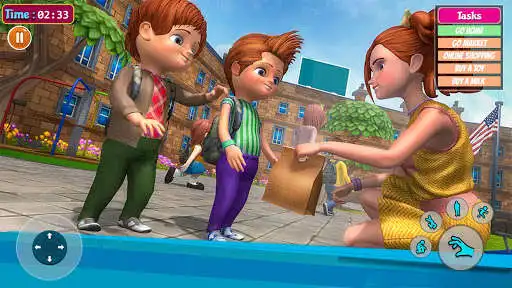 Play Virtual Mom Simulator 3D: Dream Family Mother Life as an online game Virtual Mom Simulator 3D: Dream Family Mother Life with UptoPlay