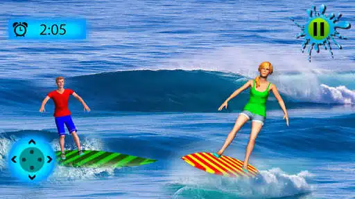 Play Virtual Mother Summer Beach Water Swimming Games as an online game Virtual Mother Summer Beach Water Swimming Games with UptoPlay
