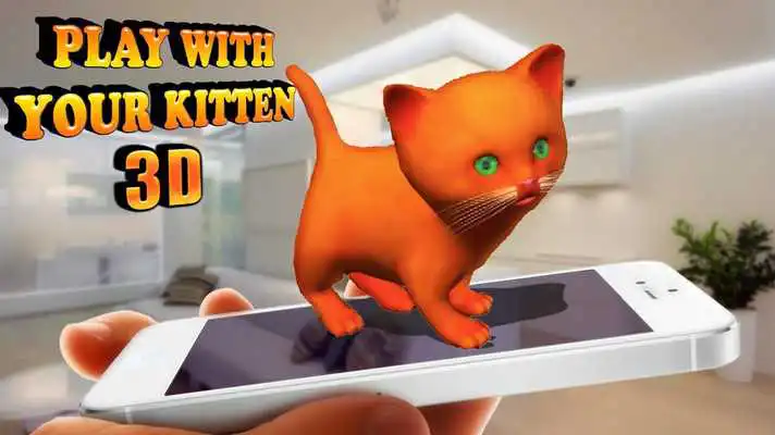 Play Virtual pet kitten camera 3D