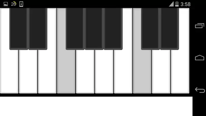 Play virtual piano game