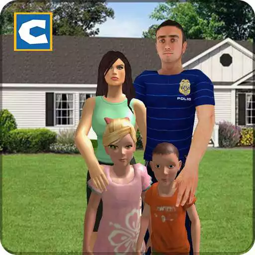 Free play online Virtual Police Dad Life: Happy Family Game APK