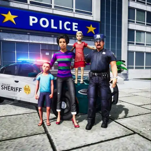Play Virtual Police Officer Dad Sim APK