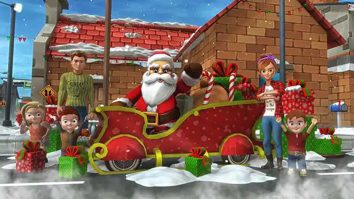 Play Virtual Santa : Gift Delivery Game