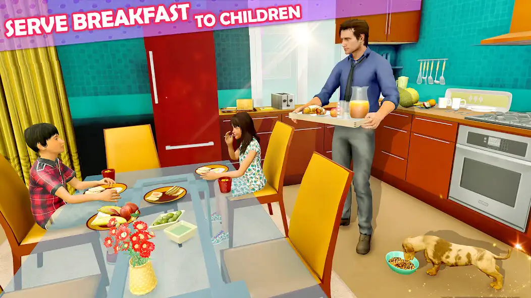 Play Virtual Single Dad Simulator as an online game Virtual Single Dad Simulator with UptoPlay