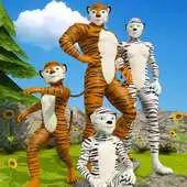 Free play online Virtual Tiger Happy Family Game: Mom Dad Simulator APK