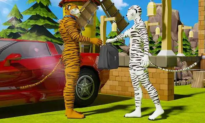 Play Virtual Tiger Happy Family Game: Mom Dad Simulator