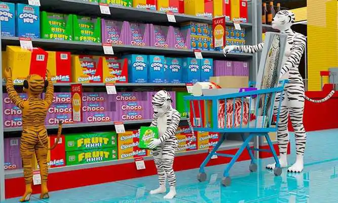 Play Virtual Tiger Happy Family Game: Mom Dad Simulator