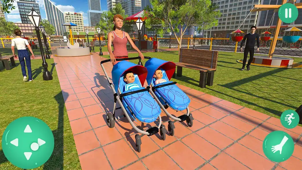 Play Virtual Twin baby Simulator 3D as an online game Virtual Twin baby Simulator 3D with UptoPlay