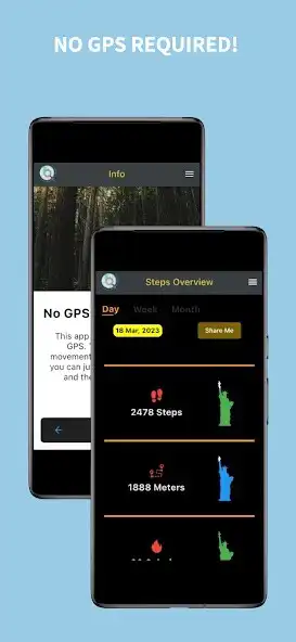 Play Virtual Walking: Step Tracker as an online game Virtual Walking: Step Tracker with UptoPlay